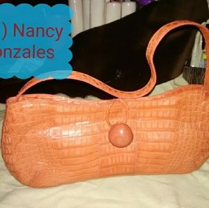 GENUINE NANCY GONZALEZ CROCODILE clutch